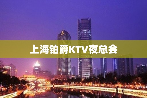 上海铂爵KTV夜总会