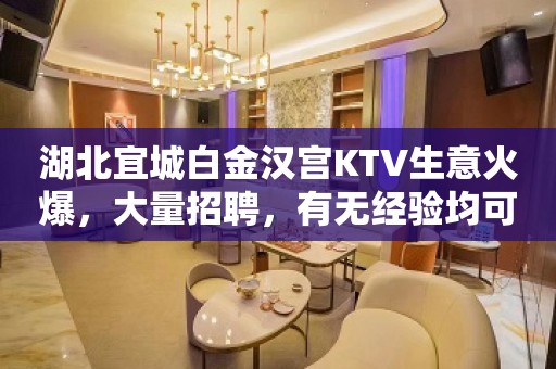 湖北宜城白金汉宫KTV生意火爆，大量招聘，有无经验均可