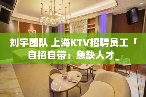 刘宇团队 上海KTV招聘员工「自招自带」急缺人才_