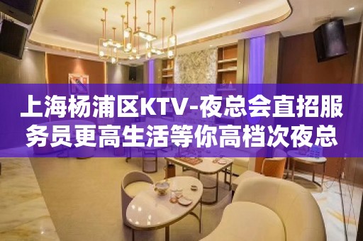 上海杨浦区KTV-夜总会直招服务员更高生活等你高档次夜总会