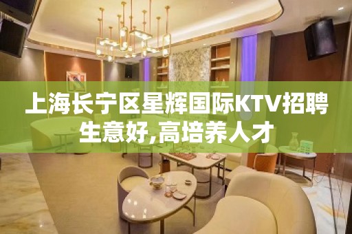 上海长宁区星辉国际KTV招聘生意好,高培养人才