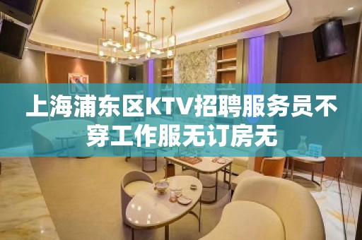 上海浦东区KTV招聘服务员不穿工作服无订房无