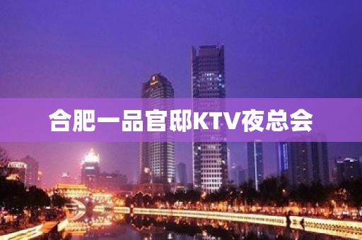 合肥一品官邸KTV夜总会