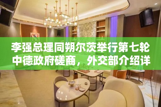 李强总理同朔尔茨举行第七轮中德政府磋商，外交部介绍详细情况