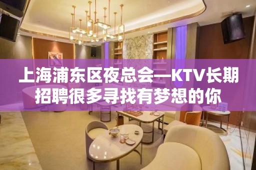 上海浦东区夜总会—KTV长期招聘很多寻找有梦想的你