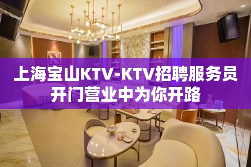 上海宝山KTV-KTV招聘服务员开门营业中为你开路