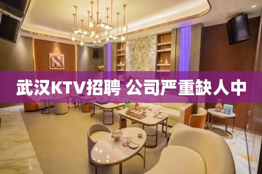 武汉KTV招聘 公司严重缺人中