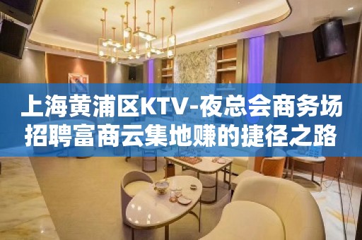 上海黄浦区KTV-夜总会商务场招聘富商云集地赚的捷径之路