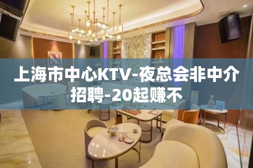 上海市中心KTV-夜总会非中介招聘-20起赚不