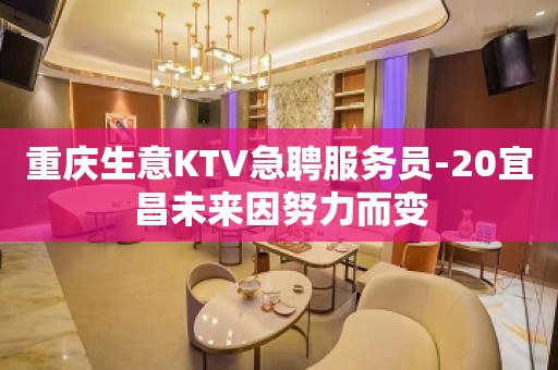 重庆生意KTV急聘服务员-20宜昌未来因努力而变