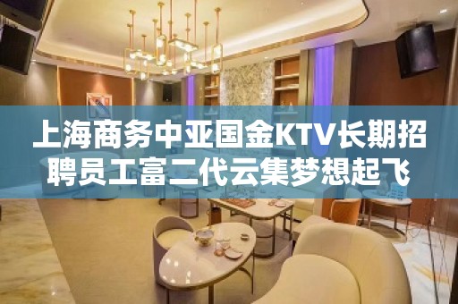 上海商务中亚国金KTV长期招聘员工富二代云集梦想起飞