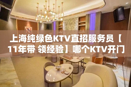 上海纯绿色KTV直招服务员【11年带 领经验】哪个KTV开门了?