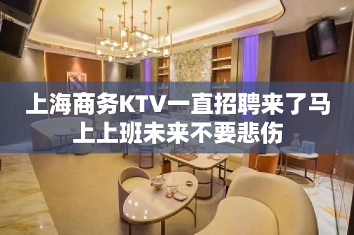 上海商务KTV一直招聘来了马上上班未来不要悲伤