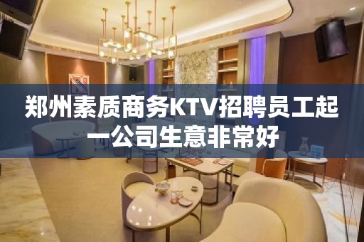 郑州素质商务KTV招聘员工起一公司生意非常好