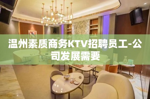 温州素质商务KTV招聘员工-公司发展需要