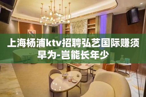 上海杨浦ktv招聘弘艺国际赚须早为-岂能长年少