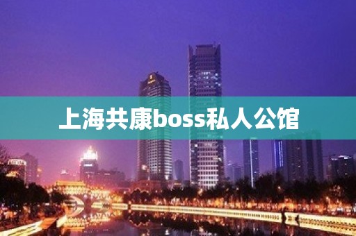 上海共康boss私人公馆