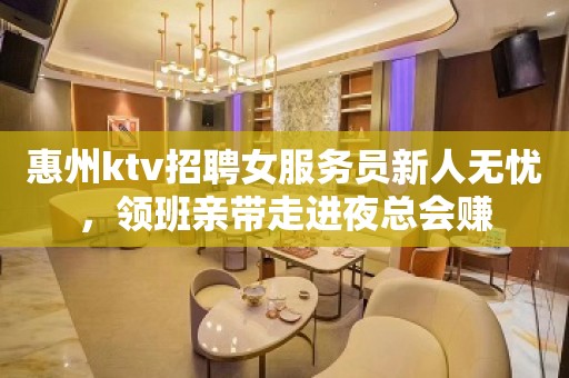 惠州ktv招聘女服务员新人无忧，领班亲带走进夜总会赚