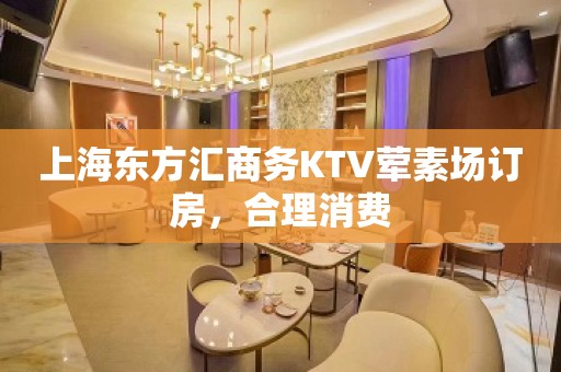 上海东方汇商务KTV荤素场订房，合理消费