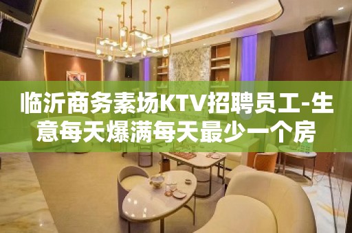 临沂商务素场KTV招聘员工-生意每天爆满每天最少一个房