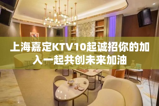 上海嘉定KTV10起诚招你的加入一起共创未来加油