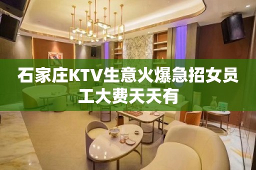 石家庄KTV生意火爆急招女员工大费天天有