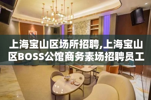 上海宝山区场所招聘,上海宝山区BOSS公馆商务素场招聘员工