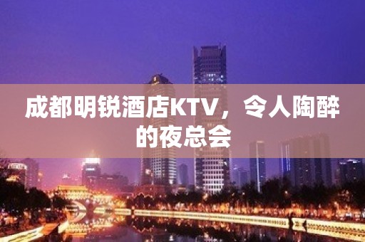 成都明锐酒店KTV，令人陶醉的夜总会