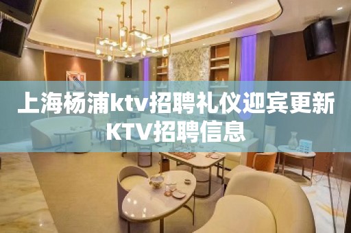 上海杨浦ktv招聘礼仪迎宾更新KTV招聘信息