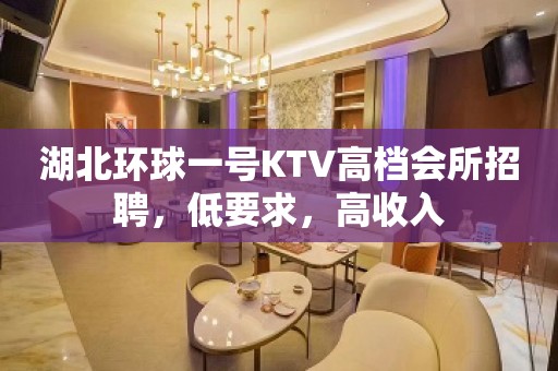 湖北环球一号KTV高档会所招聘，低要求，高收入