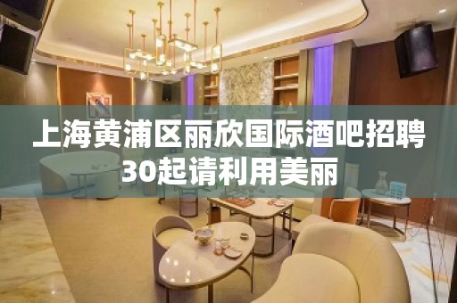 上海黄浦区丽欣国际酒吧招聘30起请利用美丽