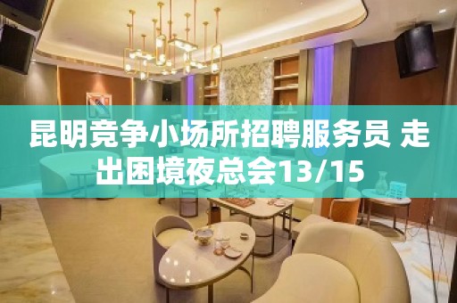 昆明竞争小场所招聘服务员 走出困境夜总会13/15