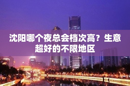 沈阳哪个夜总会档次高？生意超好的不限地区