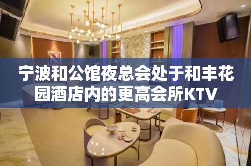 宁波和公馆夜总会处于和丰花园酒店内的更高会所KTV