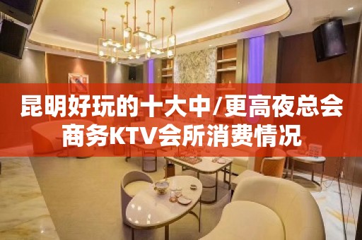 昆明好玩的十大中/更高夜总会商务KTV会所消费情况