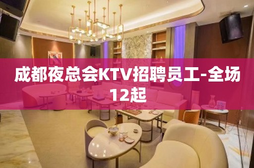 成都夜总会KTV招聘员工-全场12起