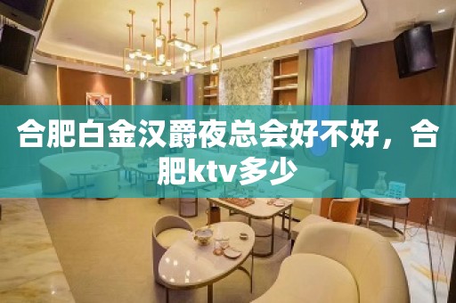 合肥白金汉爵夜总会好不好，合肥ktv多少