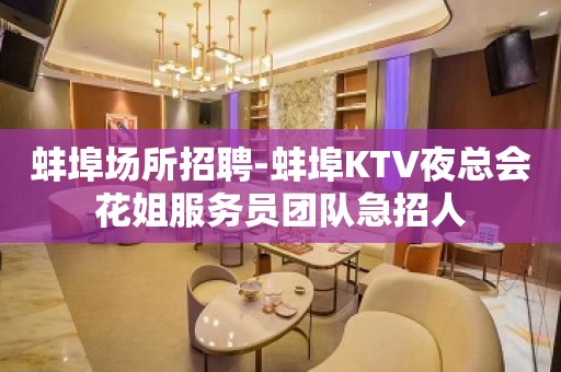 蚌埠场所招聘-蚌埠KTV夜总会花姐服务员团队急招人