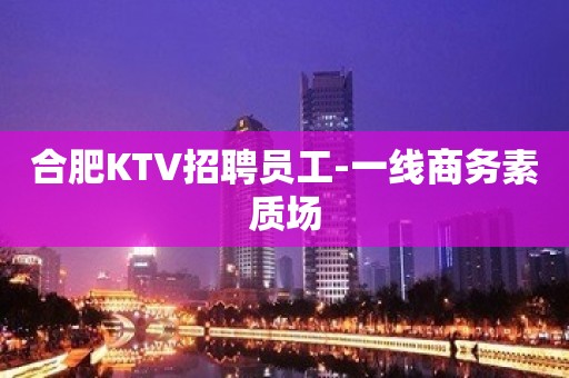 合肥KTV招聘员工-一线商务素质场