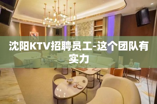 沈阳KTV招聘员工-这个团队有实力