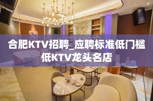 合肥KTV招聘_应聘标准低门槛低KTV龙头名店