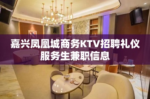 嘉兴凤凰城商务KTV招聘礼仪服务生兼职信息