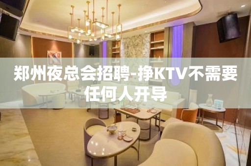 郑州夜总会招聘-挣KTV不需要任何人开导