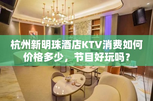 杭州新明珠酒店KTV消费如何价格多少，节目好玩吗？