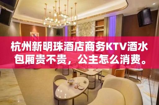 杭州新明珠酒店商务KTV酒水包厢贵不贵，公主怎么消费。