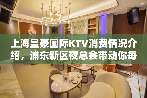 上海皇豪国际KTV消费情况介绍，浦东新区夜总会带动你每一个细胞