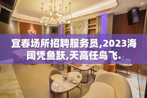 宜春场所招聘服务员,2023海阔凭鱼跃,天高任鸟飞.