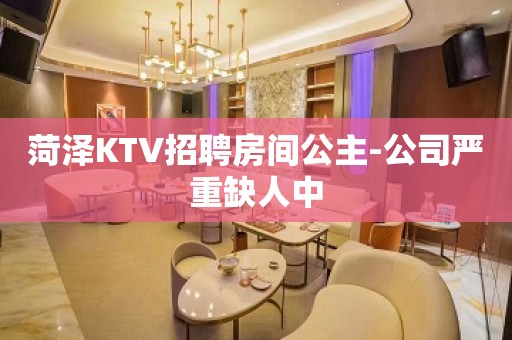 菏泽KTV招聘房间公主-公司严重缺人中