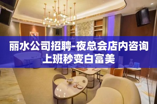 丽水公司招聘-夜总会店内咨询上班秒变白富美