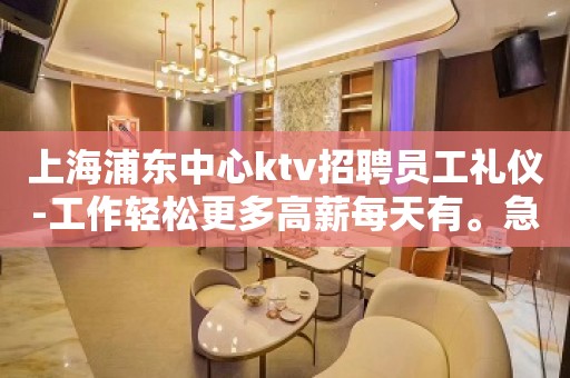 上海浦东中心ktv招聘员工礼仪-工作轻松更多高薪每天有。急缺